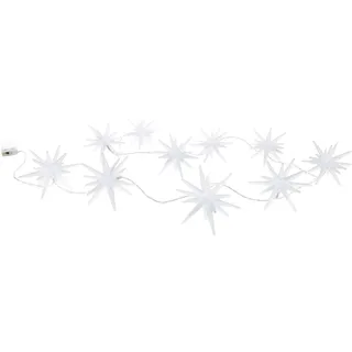 NÄVE LED-Lichterkette Kunststoff 165 cm Weiß