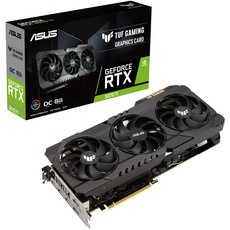 ASUS TUF GeForce RTX 3070 TI 8GB OC Version Gaming Grafikkarte (Nvidia Ampere, PCIe 4.0, DLSS, Raytracing, GDDR6 Speicher, 2x HDMI 2.1, 3x DisplayPort 1.4a, TUF-RTX3070TI-O8G-GAMING)