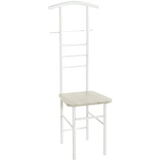 Haku-Möbel Herrendiener Eiche Weiß