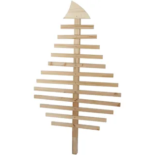 Windhager Holz Rankhilfe Blatt, mit Montageset, Tannenholz, 70 x 119 cm, Spalier Rankgitter, Pflanzenstütze, Kletterhilfe für Pflanzen, Rankgerüst, Gartendeko, FSC-Zertifiziert