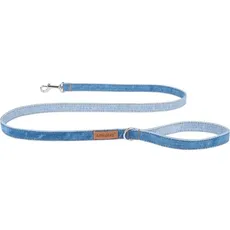 amiplay LEASH FOR DOGS DENIMXL 140X2.5CM BLUE (Hund), Halsband + Leine