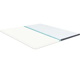 vidaXL Boxspringbett-Matratzenauflage 200 x 180 x 5 cm Mittelweich - Weiß