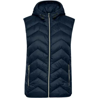 Wintermantel FRANSA "Jacke FRBAPADDING", Damen, Gr. M, blau (schwarz peacoat), Obermaterial: 100% Polyamid PA., Mäntel Wintermantel