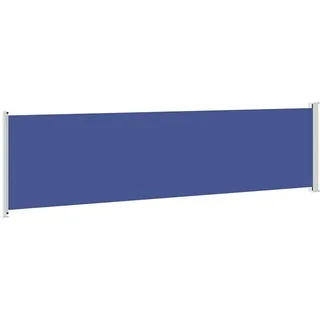 vidaXL Seitenmarkise Ausziehbar 600x160 cm Blau - Blau