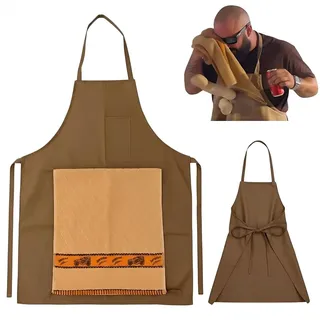 1 Stück Pizza Schürze, Scherzartikel Lustige Küchenschürze, Pizzabäcker Schürze Lustig,Überraschung In Der Taschegrillschürze Für Männer, Geeignet Für Damen Und Herren(C)