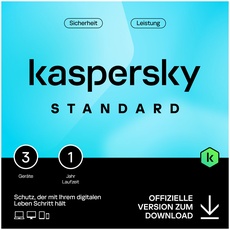 Bild von Kaspersky Standard, 3 User, 1 Jahr, ESD (multilingual) (Multi-Device) (KL1041GDCFS)