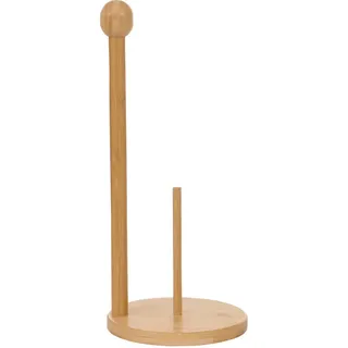 MCW Küchenrollenhalter Braun , Holz , 16x33x16 cm , Küchenzubehör, Küchenhelfer, Küchenrollenhalter