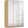 Drehtürenschrank 136 x 197 x 54 Braun