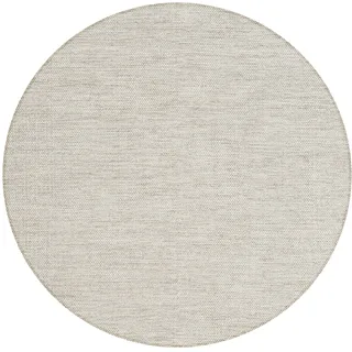 the carpet Teppich »Boho Nature Wool«, rund, Natur Wool Handgewebter Wollteppich skandinavischen Boho-Look the carpet Creme Beige Ø 200 cm   1 St.