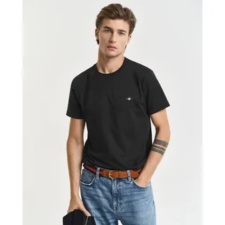 GANT Slim Shield Kurzarm-T-Shirt Black XL