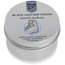 Storm schwarze Schuhcreme | Inhalt: 100 ml | pflegt und imprägniert Leder | Schuhpflege | Lederpflege | Made in UK