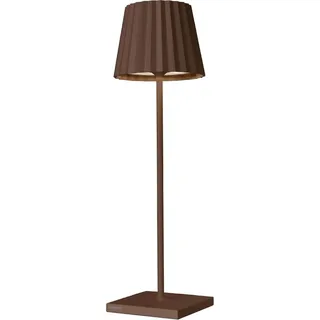 SOMPEX Dekoleuchte Aluminium/Metall/Stahl 38,0 cm Akku inkl. LED-Lampe braun