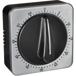 TFA Analoger Küchen-Timer Kurzzeitmesser bis 60 min Schwarz