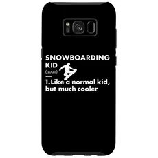 Hülle für Galaxy S8+ Sport Kid Definition Snowboarden