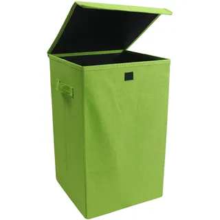 VCM »Wäschekorb Wäschebox Stoffbox mit Deckel Dreso M«, grün,