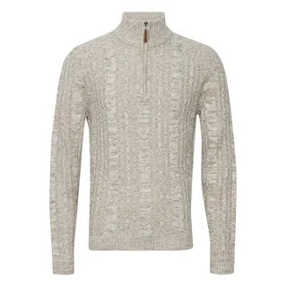 Troyer BLEND "Troyer BHZotem", Herren, Gr. XXL, beige (bone weiß), Grobstrick, Obermaterial: 100% Polyacryl PAN., meliert, normal, ohne Ausschnitt, Pullover Troyer