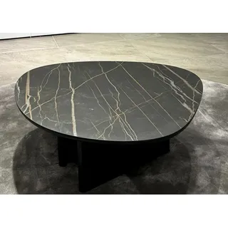 Qualität Tische Design Oval Stil Stabilität Modernität Eleganz Schwarz 78x73 - Schwarz