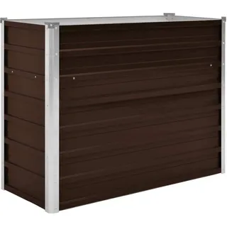 vidaXL Garten-Hochbeet Braun 100 x 40 x 77 cm Verzinkter Stahl - Braun