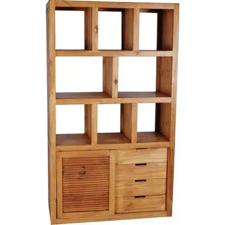 MiaMöbel Regal 110 x 190 x 45 cm Bronze