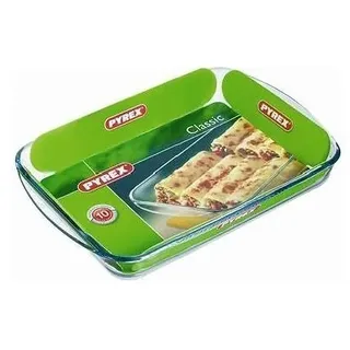 Pyrex 239B000/5646 Backform Rechteckig aus Glas, Transparent