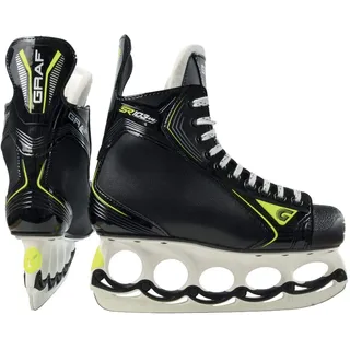 GRAF Super G 103 V4 Skate mit T-Blade System Modell 2020 Inclusive Kufenschoner, Größe:7 = 40 2/3