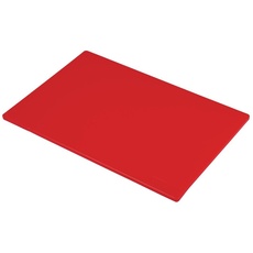 Hygiplas LDPE snijplank rood 450x300x12mm