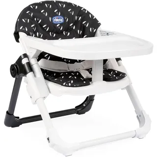 Chicco Sitzerhöhung Chairy, mitwachsender Tischsitz, ab 6 Monate, ab 12 Monate zum Kinderstuhl umwandelbar, schwarz