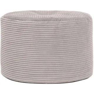 I.C.O.N. icon Sitzpouf, Grau, Textil, 1-Sitzer, Zylindrisch, 55x35x55 cm, Hergestellt in Deutschland, Wohnzimmer, Hocker, Poufs