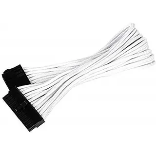 Silverstone SST-PP07-MBW - Netzteil-Verlängerungskabel 30cm Motherboard 24pin auf 24pin, weiss