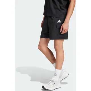 adidas Essentials Small Logo Cargo Chelsea Shorts Black / White M