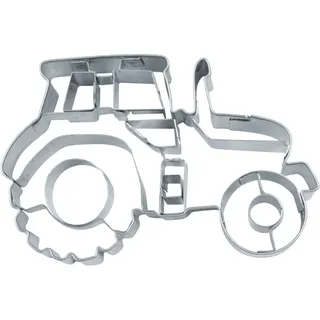 Städter 090187 Präge-Ausstechform Traktor Edelstahl ca. 7,5 cm,