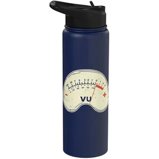 Vu-Meter Decibel Audio Technician Engineer Sound-Engineer Stainless Steel Insulated Water Bottle