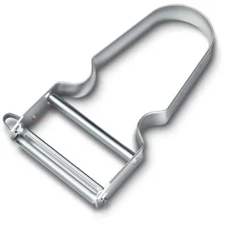 Victorinox Sparschäler, Kartoffelschäler, Peeler, Extra Scharfe Klinge, Gerader Schliff, Rostfreier Stahl, Metall