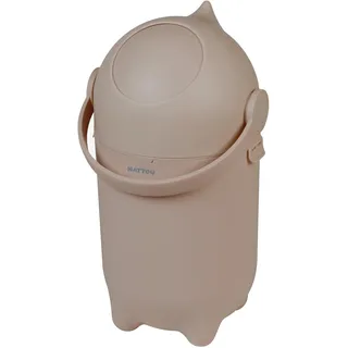 Nattou Dropy, Geruchsdicht, Einfaches Öffnen mit einer Hand, 49,5 x 28 cm, Polypropylen/ABS, Taupe