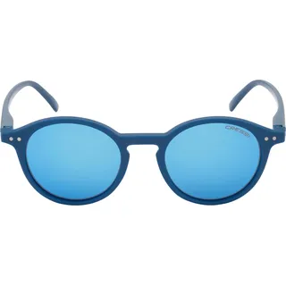 Cressi Glance Sunglasses Blue/Mirrored Lens Blue - Polarisierte Unisex Sportsonnenbrille, Perfekt für Strand, zum Boot und Angeln, Gestell PC Blau, Gläser TAC Spiegellinsen Blau
