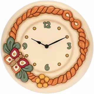 Thun Wanduhr aus Keramik Umarmungen