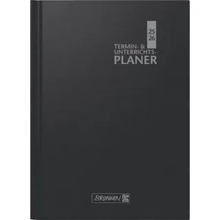Brunnen Termin- & Unterrichtsplaner 2025/2026 | A4, Kunststoff, schwarz