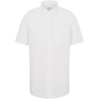 Seidensticker Herren, Businesshemd - comfort fit, - Bügelfrei - Kentkragen - Kurzarm - 100% Baumwolle, weiß, (Weiß 01), 40 EU