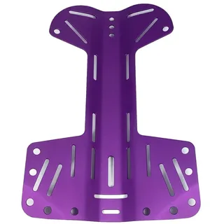 De Profundis Aluminium Rückplatte 3 Mm - Purple - One Size
