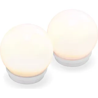 esotec 2x Solarkugel DUO COLOR schwimmfähige Kugelleuchten =15cm außen 102125