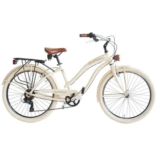 Via Veneto Sun On The Beach Lady 26 ́ ́ Shimano Tx30 Fahrrad - Beige - 43