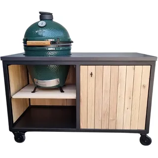 Heavenly Garden Elements Medium - Outdoor-Küche - 152cm - Stahl/Eiche mit Dekton Arbeidsplatte, Schwarz