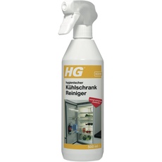 HG Hygienischer Kühlschrank-Reiniger, ein schnell trocknender und frisch riechender Kühlschrankreiniger für eine schnelle, streifenfreie und hygienisch gründliche Reinigung - 500 ml