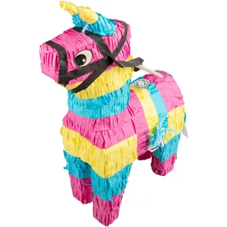 Pinata Pferd Partyspiel bunt, 47 cm, 1 Stk.