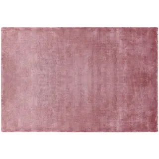 Beliani Kurzflor-Teppich Gesi II 200/140 cm , Pink , Naturmaterialen , Rechteckig , 140x200 cm , Teppiche und Böden, Teppiche, Orientteppiche