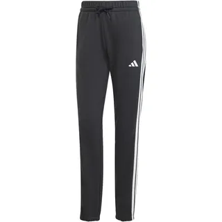 adidas Essentials 3-Stripes French Terry Cuffed Pants, Black/White, S