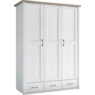 Begabino Drehtürenschrank Luca 148 x 201 x 62 cm Weiß