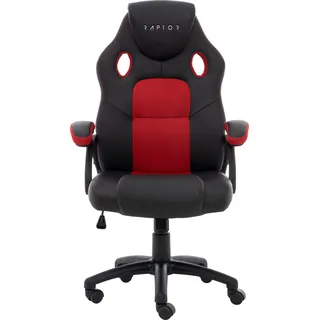 Raptor Gaming GS-40 Gaming-Stuhl Schwarz/Rot