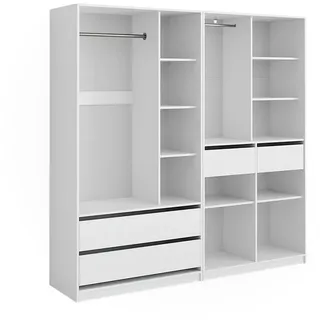 Vicco Kleiderschrank Elmo 100 x 200 cm Set
