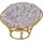 Sofa aus handgeflochtenem Rattan 2-Sitzer Beige